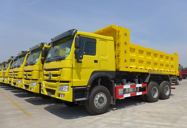 2units Used Howo Dump Trucks Sent To Tanzania