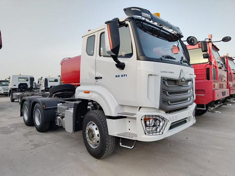 50 units 371hp HOWO NX light duty tractor truck to Tanzania