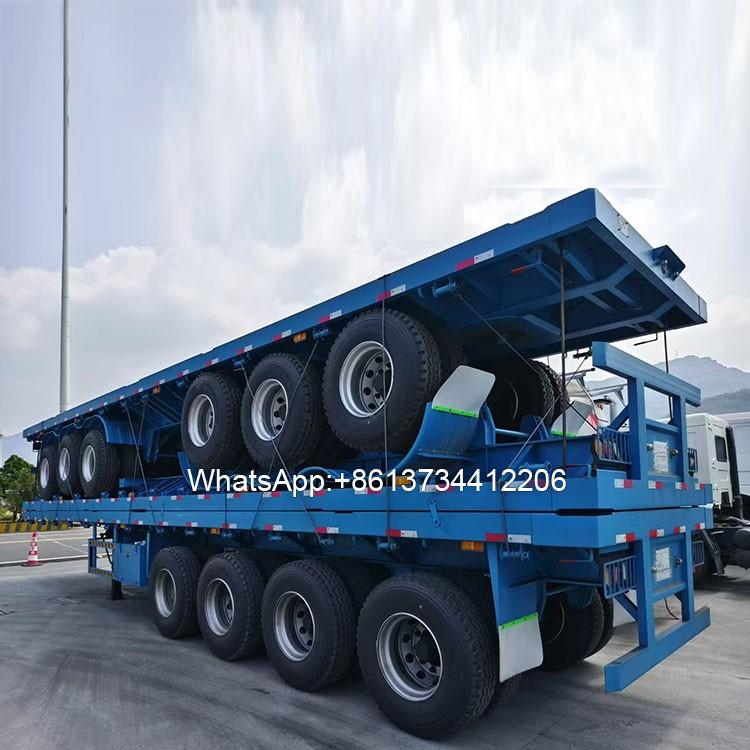 3 Axle 40 Ton Flatbed Trailer