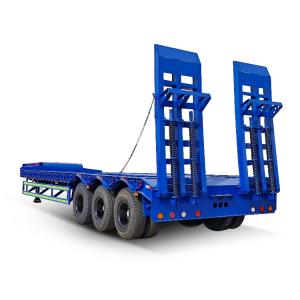 3 Axle 40 Tons Lowbed Semi Trailer
