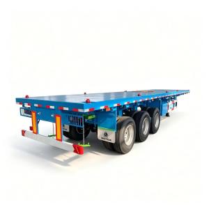 3 Axle 40tons Flatbed Semi Trailer
