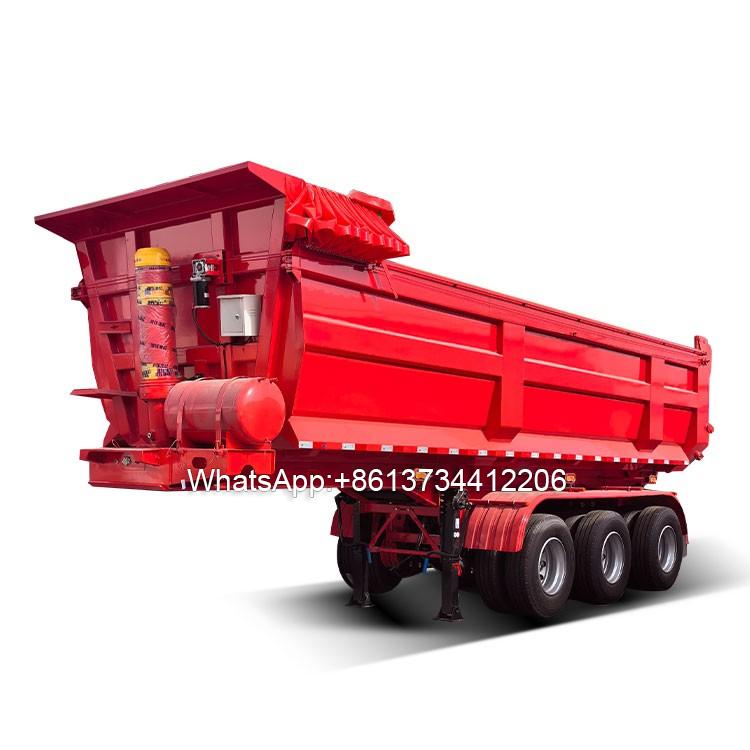 3 Axle 80 Ton Dump Semi Trailer
