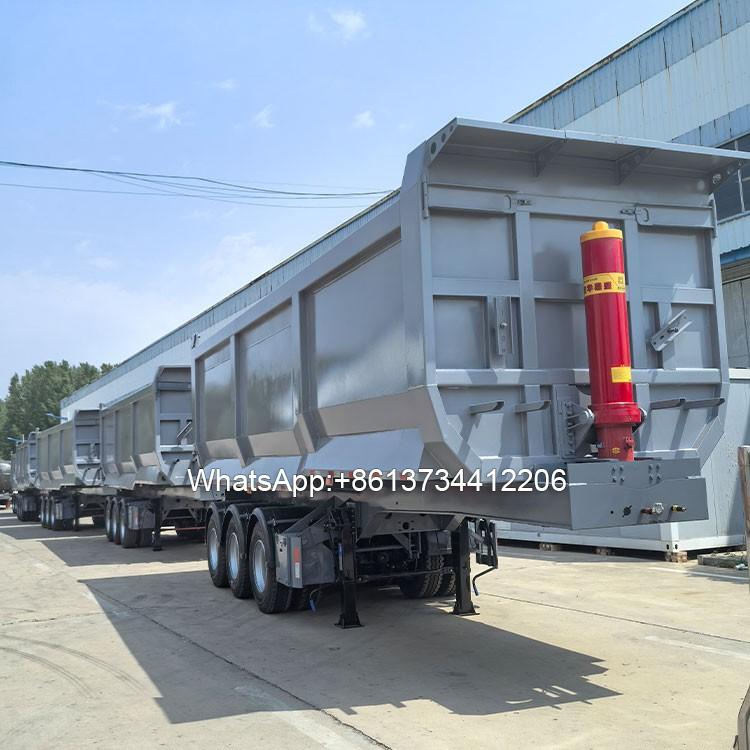 3 Axle End Dump Semi Trailers
