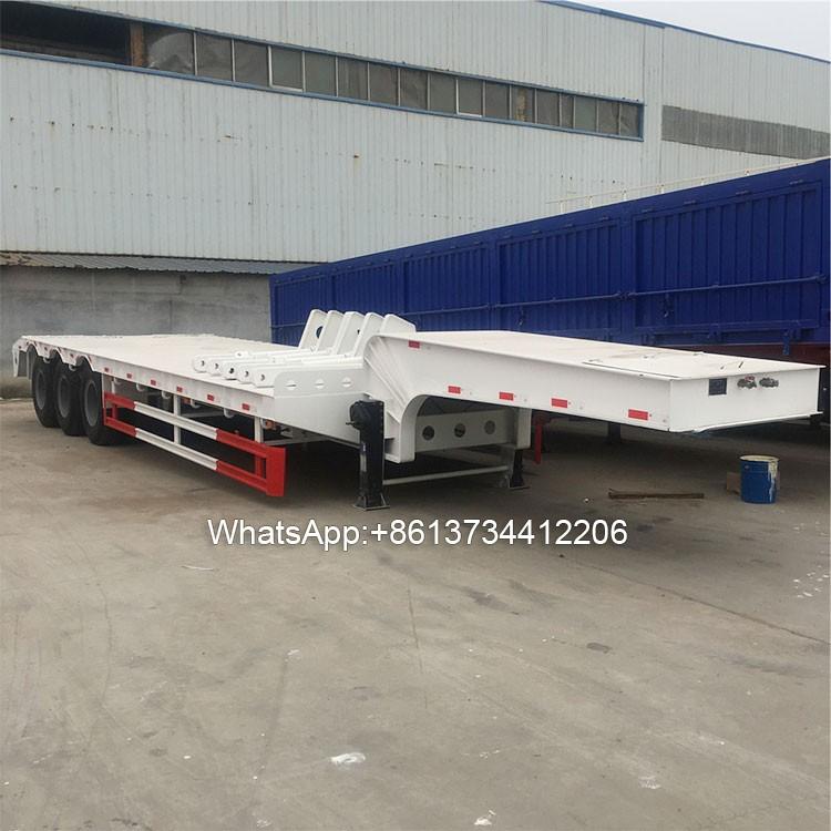 3 Axles 60 Ton Lowboy Gooseneck Trailer