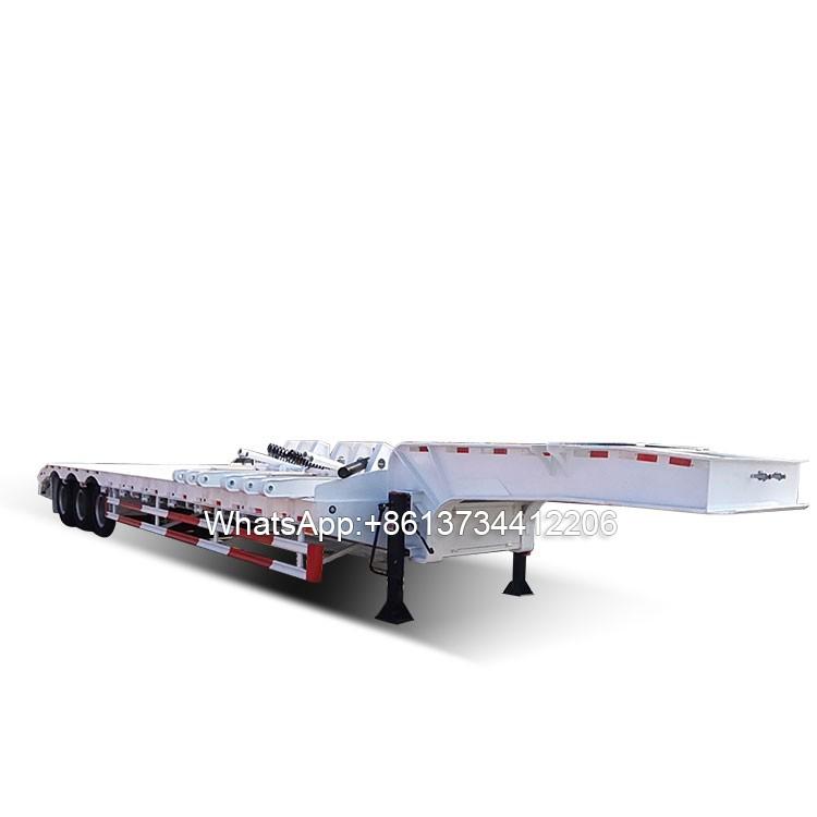 3 Axles 70tons Gooseneck Low Bed Trailer