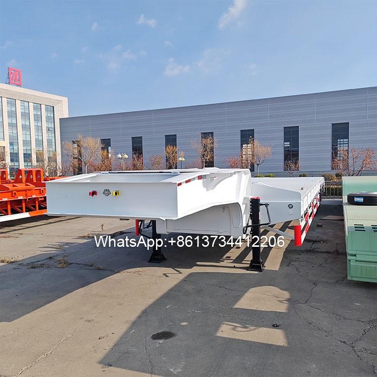 3 Axles 70tons Gooseneck Low Bed Trailer