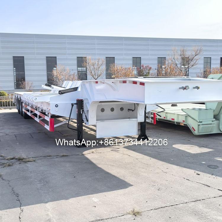 3 Axles 70tons Gooseneck Low Bed Trailer