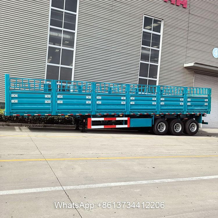 3 Axles Heavy Duty 40 Ton Side Wall Semi Trailer