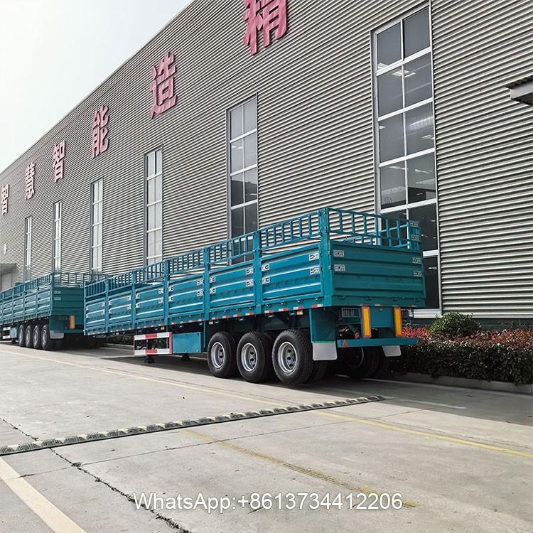 3 Axles Heavy Duty 40 Ton Side Wall Semi Trailer
