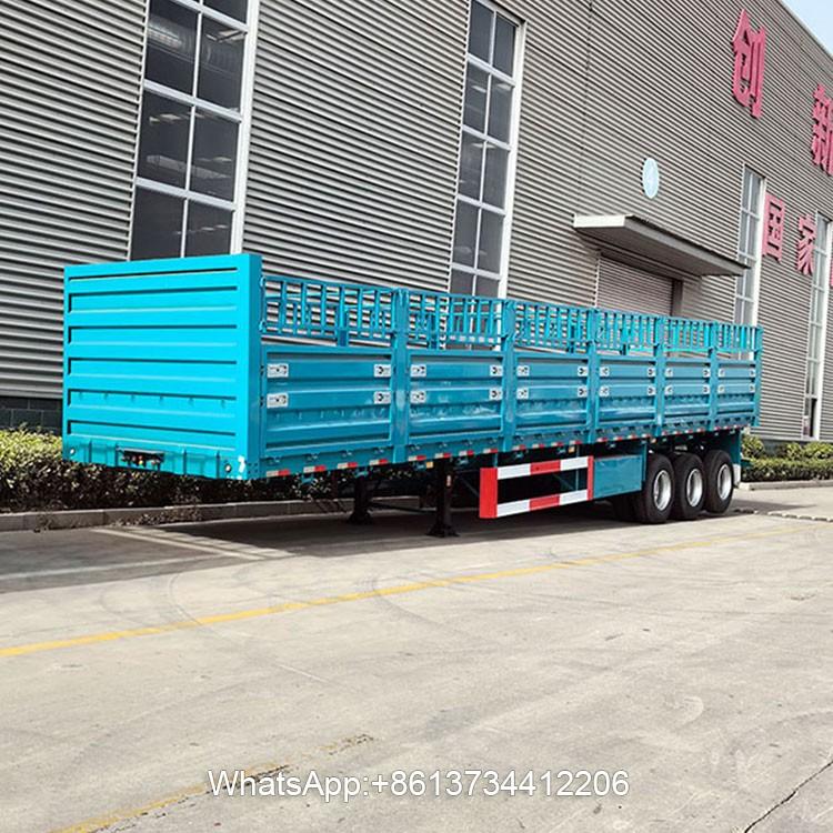 3 Axles Heavy Duty 40 Ton Side Wall Semi Trailer