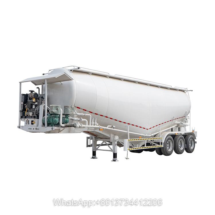 3-Axles Heavy Duty 50 Ton Bulk Cement Trailer For Sale