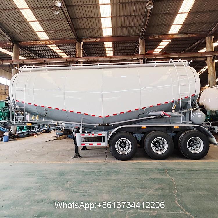 3-Axles Heavy Duty 50 Ton Bulk Cement Trailer For Sale