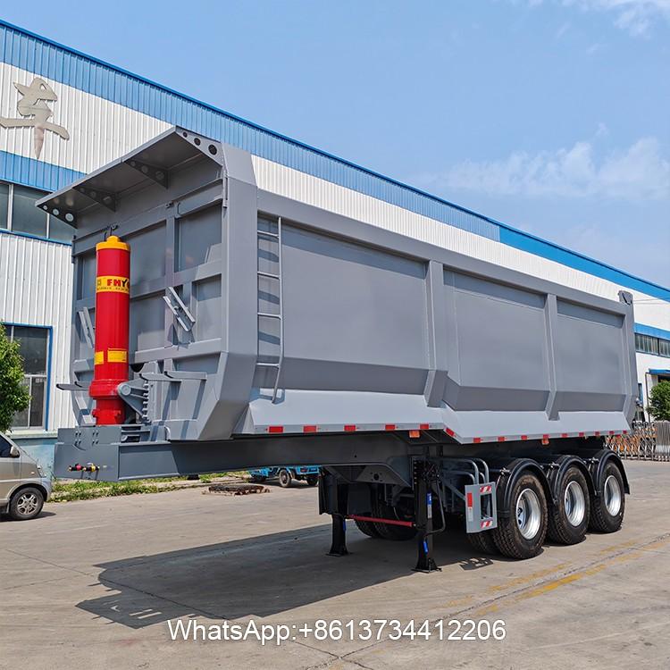 3 Axles Heavy Duty 50 Tons Dump Trailer