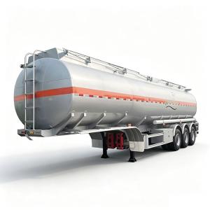 3 axle 45000 Litres Stainless Steel Insulation Tank Semi Trailer