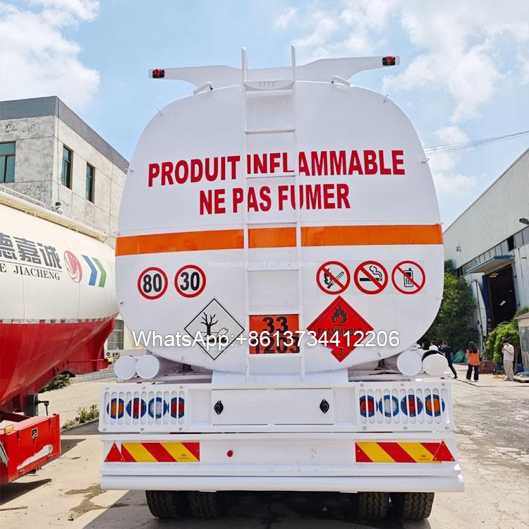 3 axle 60000 Liters Monoblock Tanker Trailer