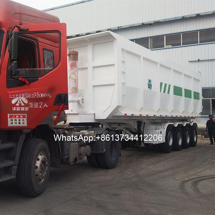 4 Axle 40 Cubic Tipper Semi Trailer
