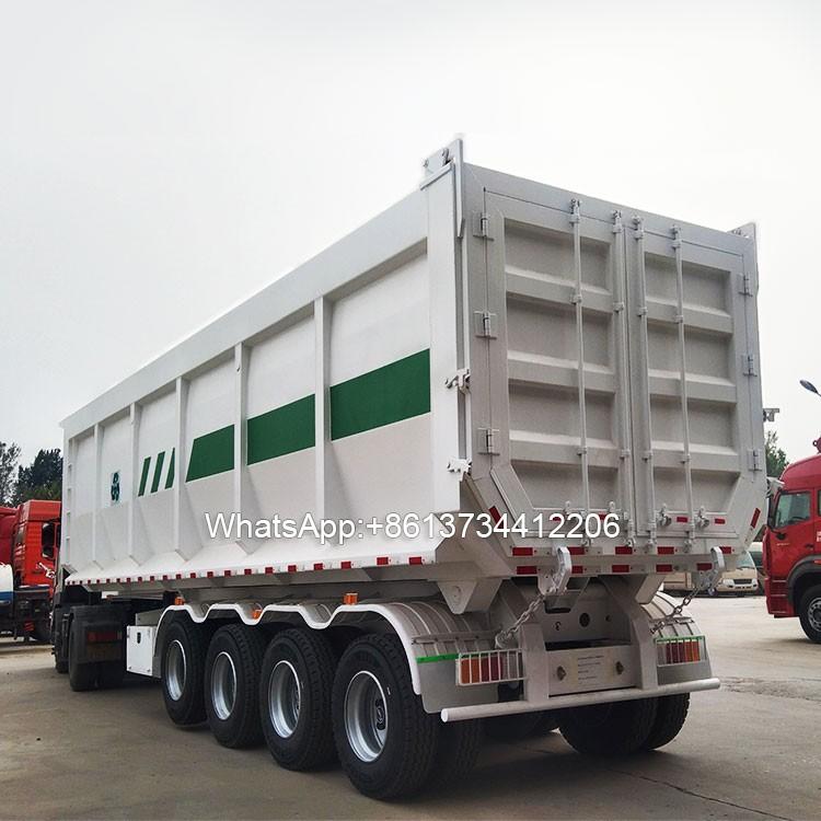 4 Axle 40 Cubic Tipper Semi Trailer
