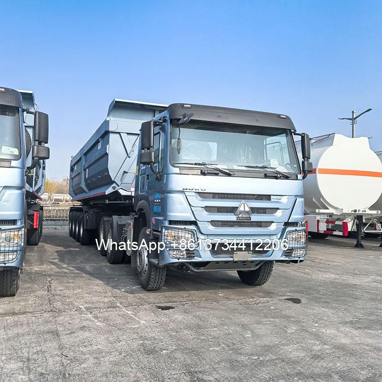 4 Axle 80 Ton Dump Semi Trailer