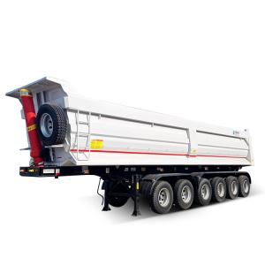 6 Axles 80 Tons 100 Tons Dumper Trailer