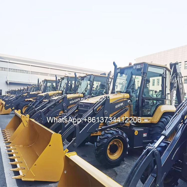 Heavy Duty XC870K XC870HK Excavator Backhoe Loader