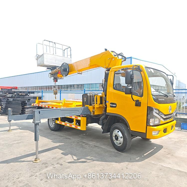 Light Duty Dongfeng 4x2 6wheels Aerial Lift Truck