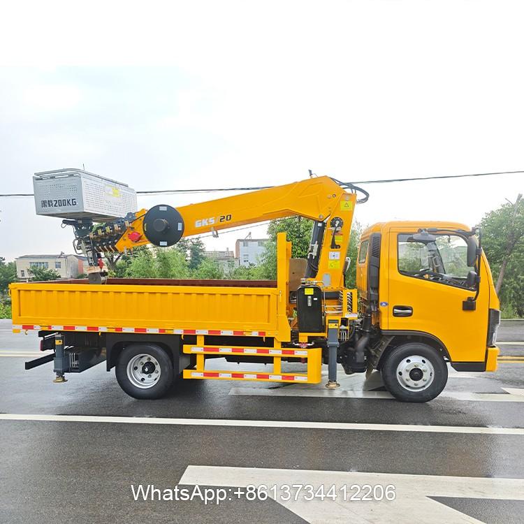 Light Duty Dongfeng 4x2 6wheels Aerial Lift Truck