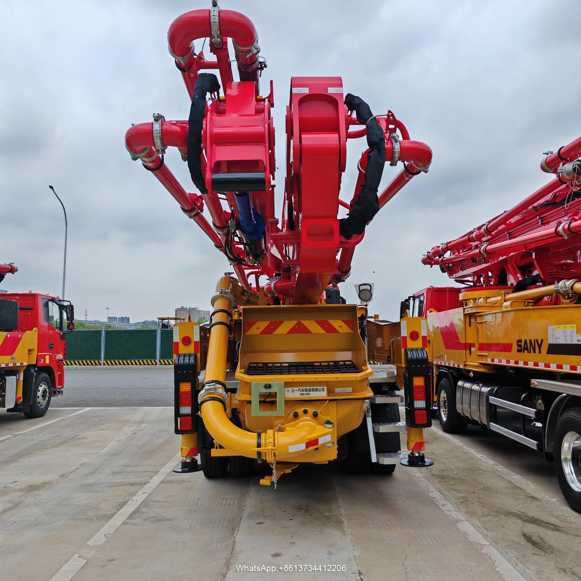 SANY Cement Transport Equipment 47m Diesel Concrete Boom Pump Truck