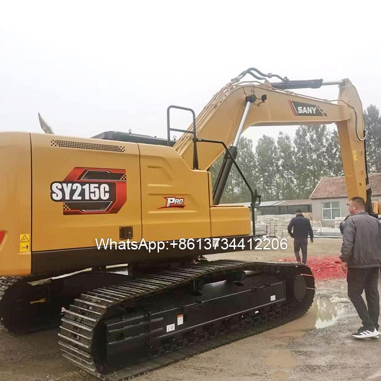 SANY SY215C Construction Machinery Crawler Digger Excavator