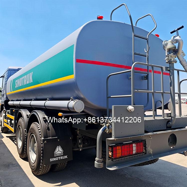 Sinotruck Heavy Duty Howo TX 6x4 371hp Water Tanker Truck