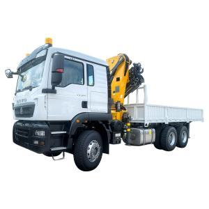 Sinotruck Howo Tx 4x4 Small Light Duty Cargo Truck With Crane
