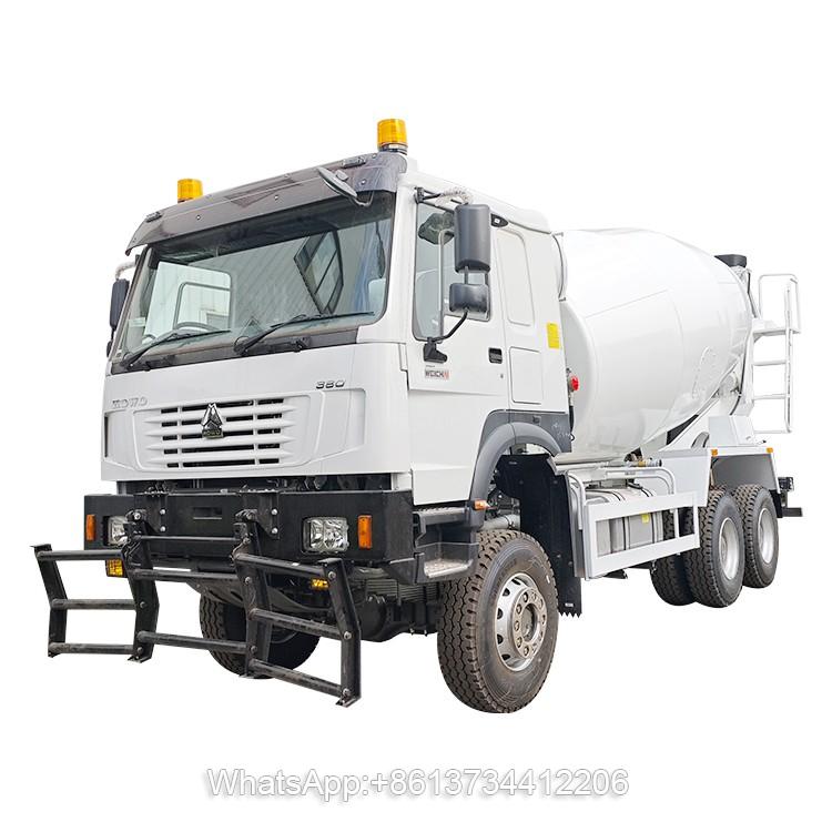 Sinotruk Howo 6x6 10 Cubic Meters Concrete Mixer Truck