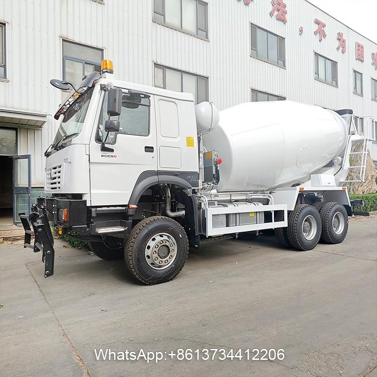 Sinotruk Howo 6x6 10 Cubic Meters Concrete Mixer Truck