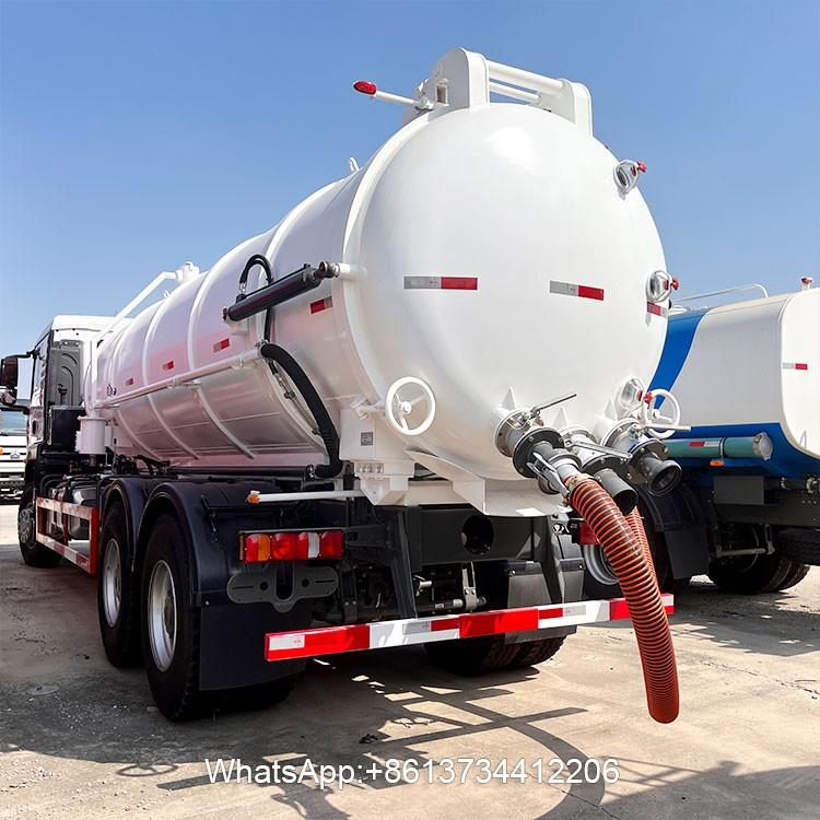Sinotruk Howo Tx Heavy Duty 6x4 10wheeler Sewage Suction Truck