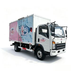 Sinotruk Light Duty 4x2 6wheels Box Truck