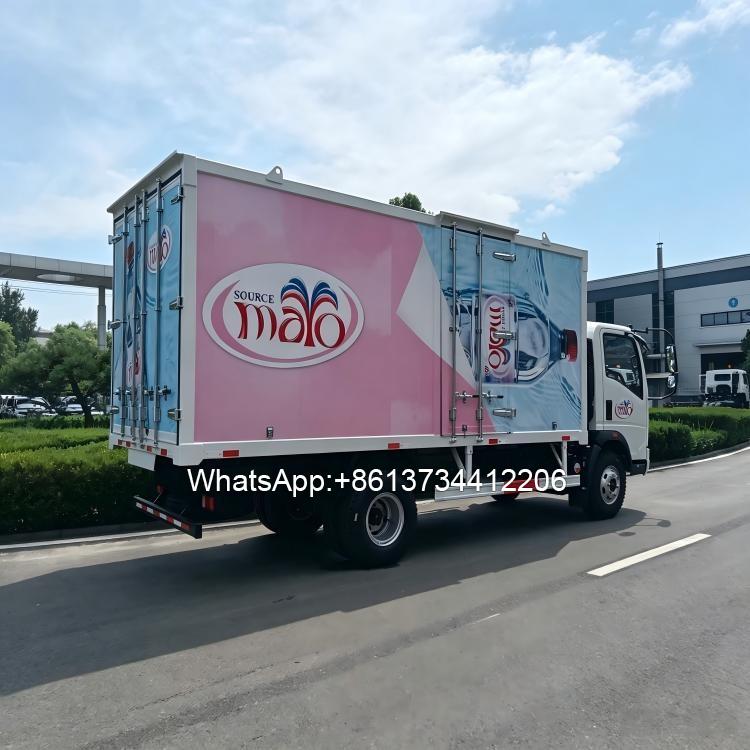 Sinotruk Light Duty 4x2 6wheels Box Truck